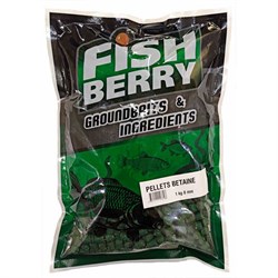 Пеллетс рыболовный медленно растворимый Fishberry Pellets Betaine зеленый бетаин 8 мм 1 кг 20658 - фото 21800