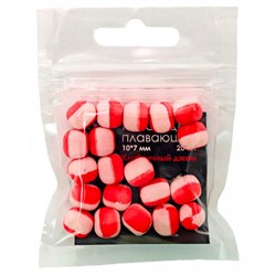 Насадка плавающая двухцветная LION BAITS Клубничный джем 10х7мм 20шт 20694 - фото 21846