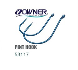 Крючки Owner 53117 Pint Hook blue №2 (уп. 9шт) 20737 - фото 21902
