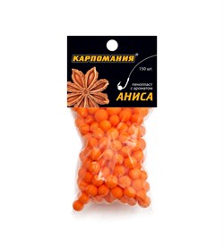 Пенопласт оранжевый с ароматом аниса (150шт) Карпомания 20865 - фото 22075