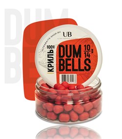 Дамбелсы вареные насадочные ULTRABAITS (КРИЛЬ) 10х14мм., 100 гр. 21279 - фото 22693