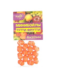 Мини бойлы Dolphin, 6*10мм, 14шт., Тутти-Фрутти 21409 - фото 22865