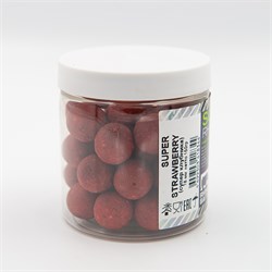 Бойлы Rhino растворимые насадочные Super Strawberry (супер клубника) 18 мм, банка 150 гр 21787 - фото 23551