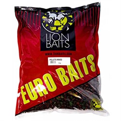 Пеллетс медленно растворимый LION BAITS Mixed миксованный 5кг 24579 - фото 28746