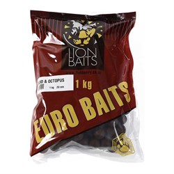 Бойлы тонущие Lion Baits серии Euro Кальмар и осьминог Sguid & Octopus 20мм 1кг 24580 - фото 28748