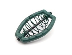 Кормушка CosmoCarp "Овал крашеный с пружиной" цв.зеленый 150гр 24697 - фото 28878