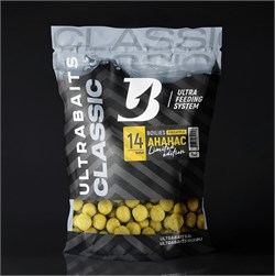 Бойлы прикормочные ULTRABAITS "CLASSIC" (АНАНАС) 14 мм, 1 кг. 25153 - фото 29631
