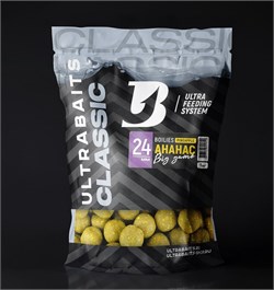 Бойлы прикормочные ULTRABAITS "CLASSIC" (АНАНАС) 24 мм, 1 кг. 25155 - фото 29633
