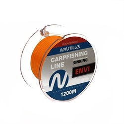 Леска карповая Nautilus Envi Fluoro Orange 0,309мм.,8,1кг, 1200м. 25513 - фото 30110