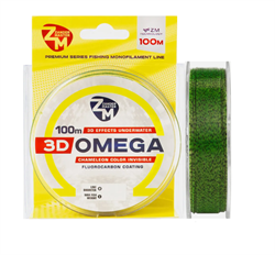 Леска Zander Master 3D Omega 100м 0,181мм 5,6кг 26940 - фото 32392