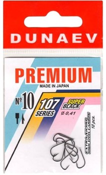 Крючок DUNAEV Premium 107 #10 Ø0.41мм 10шт/уп 27250 - фото 32995