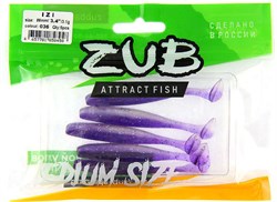 Виброхвост ZUB Izi 99мм цвет 036  4шт/уп 27306 - фото 33078