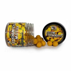 Бойлы GBS насадочные YELLOW STRAWBERRY Жёлтая клубника 15мм 27544 - фото 33543