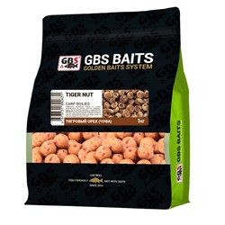 Бойлы GBS прикормочные Tiger Nut Тигровый орех 20мм 1кг 27558 - фото 33589