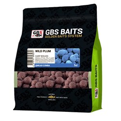 Бойлы GBS прикормочные Wild Plum Дикая Слива 20мм 1кг 27559 - фото 33596