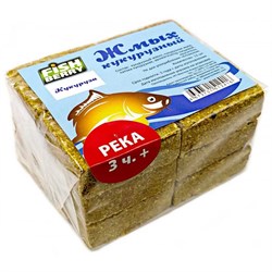 Жмых кукурузный Макуха FISHBERRY Кукуруза 12шт Река 3 часа+ 27567 - фото 33618