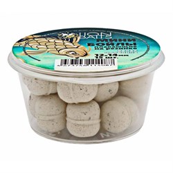 Мини бойлы плавающие на резинке LION BAITS Белая клубника 12х14мм 15шт 27575 - фото 33654