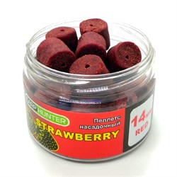 Пеллетс насадочный 14мм Red Halibut Strawberry (Клубника) CarpHunter 100мл 27678 - фото 33876