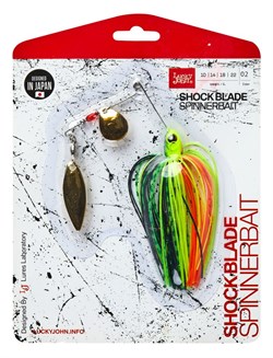 Спиннербейт Lucky John SHOCK BLADE 22.0г 002 в блистере 27687 - фото 33894