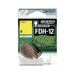 OWNER Крючок Feeder Hook FDH-12 white №16 20шт 31696