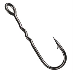 Одинарный крючок CF Round bent fixative shank №10  уп.15шт 31922