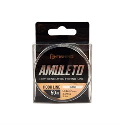 F-FISHING Леска Amuleto Hook Line Clear 50м 0,122мм 1,39кг 3,1lb 32158