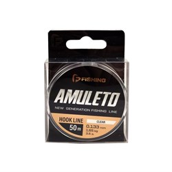 F-FISHING Леска Amuleto Hook Line Clear 50м 0,133мм 1,65кг 3,6lb 32159
