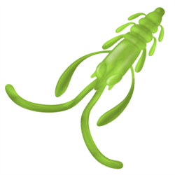 Приманка ZUB-NIMFA 35мм(1,4")-12шт, (цвет 401) зеленый 32623