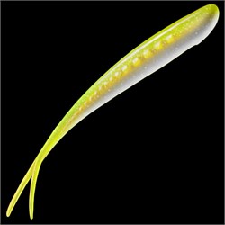 Приманка ZUB-HORDA SLAG 144мм(5,6")-4шт, (цвет 404) желтый светящийся 32652