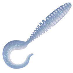 Приманка ZUB-TWIST 75мм(3")-6шт, (Цвет 406) голубой верх - перламутр низ 32657