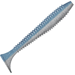 Приманка ZUB-SWING 99мм(4")-4шт, (Цвет 406) голубой верх - перламутр низ 32687