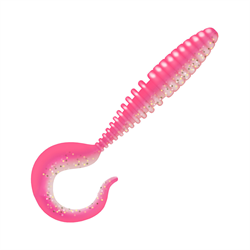 Приманка ZUB-TWIST 100мм(4")-4шт, (цвет 038) розовый верх-натурал низ 32689