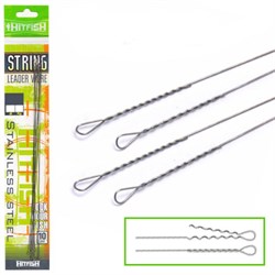 Поводок струна HITFISH String Leader Wire 200мм d 0.40 16кг уп.(9 шт) 9963 - фото 5638