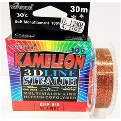 ЛЕСКА Kameleon 3D Line, 30 м; 0.14 мм 5,4кг 13239 - фото 9413