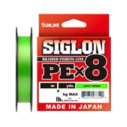 Шнур Sunline SIGLON PE X8 #0.8 6,0кг 150м light green 15677