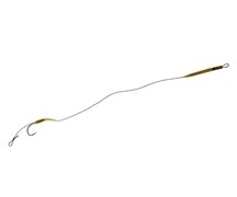 CARP PRO Поводок готовый с крючком и лентяйкой WG №6 25lb 16235