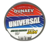 Леска монофил Dunaev Universal 30м 0.12мм 1.30кг 16884