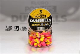 Дамбелсы FLURO POP UPS  ULTRABAITS (Ананас) 10х14 мм., 30 гр. 17199