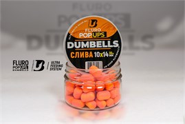Дамбелсы FLURO POP UPS  ULTRABAITS (Слива) 10х14 мм., 30 гр. 17200