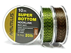 Поводковый материал Nautilus Super Bottom 20lb. 9.1кг 10м Camou Green 18624