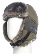 Шапка-ушанка Huntsman Yukon Ice хаки, тк. Breathable р 56-58 19828