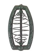 Кормушка "Овал крашеный с пружиной" 80гр 20619