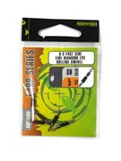 Коннектор с вертлюгом HITFISH Carp Series A-3 Fast Side Line Diamond Eye Rolling Swivel #10 BN 22138