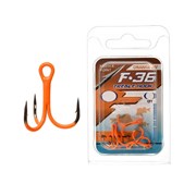 Крючок тройной Flagman Treble hook F36 Orange №2 уп,5шт 22187
