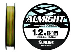 Плетёный шнур Sunline ALMIGHT #1.2/18.5lb 150m Olive 27885
