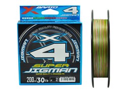 Плетёный шнур YGK X-Braid Super Jigman X4 #2.0. 30lb 200m 27895