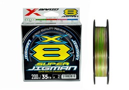 Плетёный шнур YGK X-Braid Super Jigman X8 #2 35lb 200m 27896