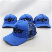 Фирменная кепка Relax (Blue torn) CRBT 28845