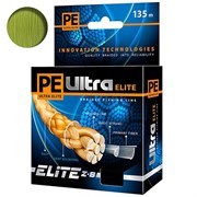 Плетеный шнур Aqua PE Ultra Elite Z-8 135м 0.14мм 10.1кг (оливковая) 28877