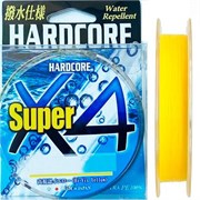 Шнур плетеный Duel Hardcore Super X4 #0,6 0,13мм 200м (hi-vis yellow) 28922